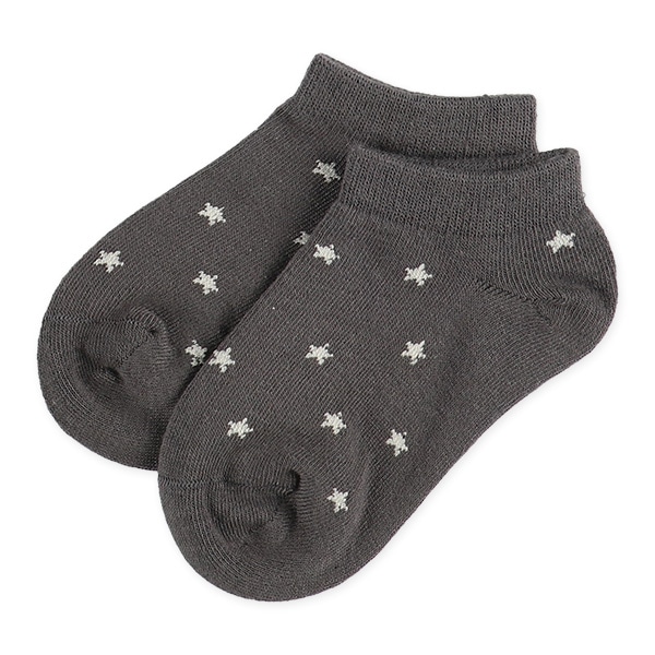 3足組キッズローカットソックス（星総柄）