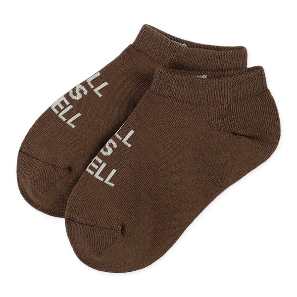 3足組キッズローカットソックス（ロゴ）