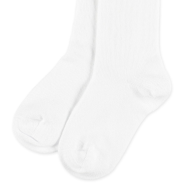 3足組キッズハイソックス（ホワイト無地）