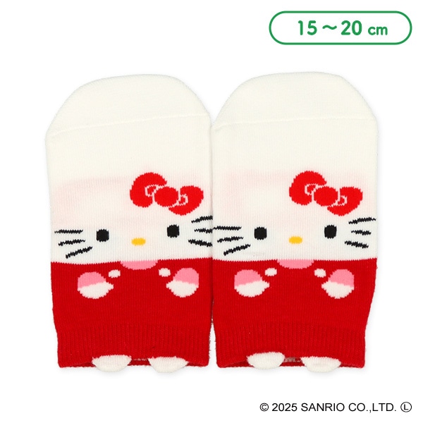 キッズパペットローカットソックス（ハローキティ）