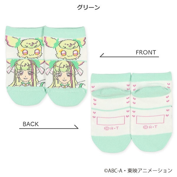 キッズローカットソックス（キミとアイドルプリキュア）