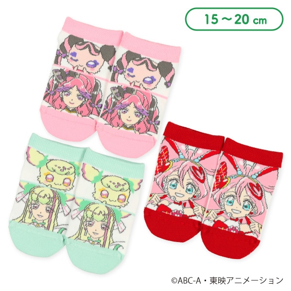 キッズローカットソックス（キミとアイドルプリキュア）