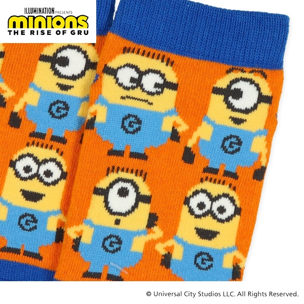 キッズローカットソックス（ミニオンズ）