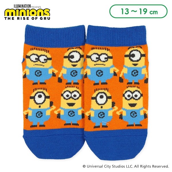 キッズローカットソックス（ミニオンズ）
