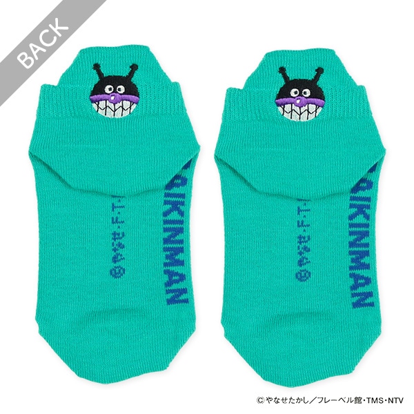 キッズローカットソックス（アンパンマン・刺繍）