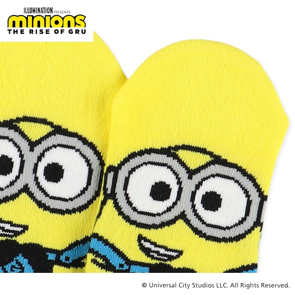 キッズローカットソックス（ミニオンズ）