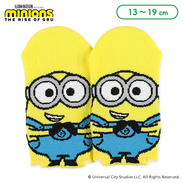 キッズローカットソックス（ミニオンズ）