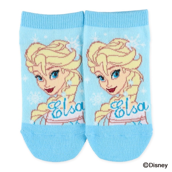 3足組キッズローカットソックス（アナと雪の女王）