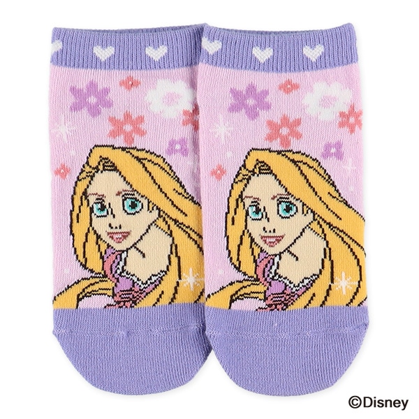 3足組キッズローカットソックス（ディズニープリンセス）