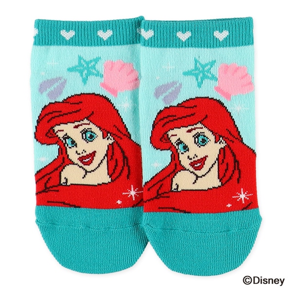 3足組キッズローカットソックス（ディズニープリンセス）