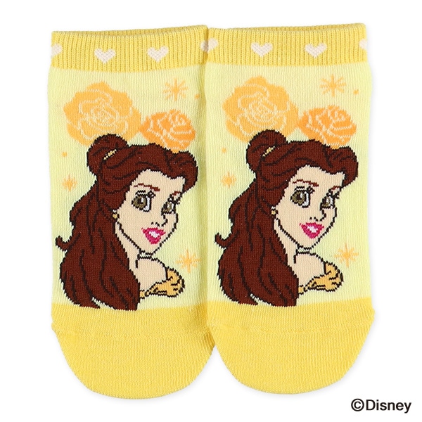 3足組キッズローカットソックス（ディズニープリンセス）