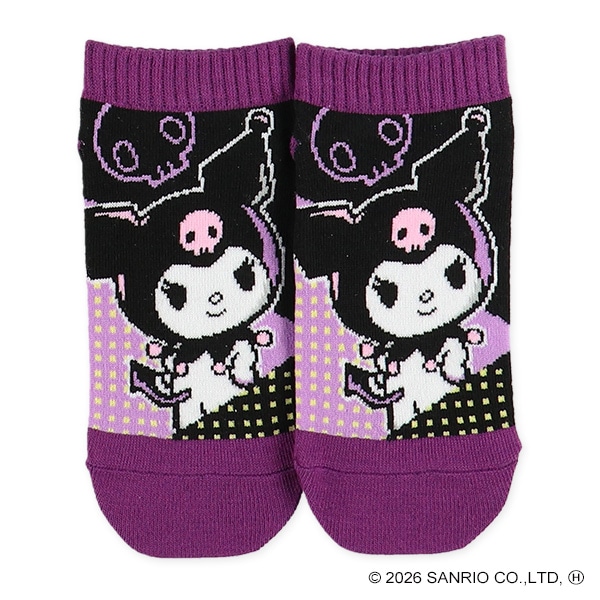 3足組キッズローカットソックス（クロミ）