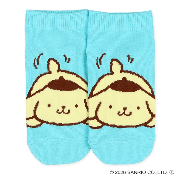 3足組キッズローカットソックス（ポムポムプリン）