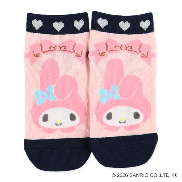3足組キッズローカットソックス（マイメロディ）