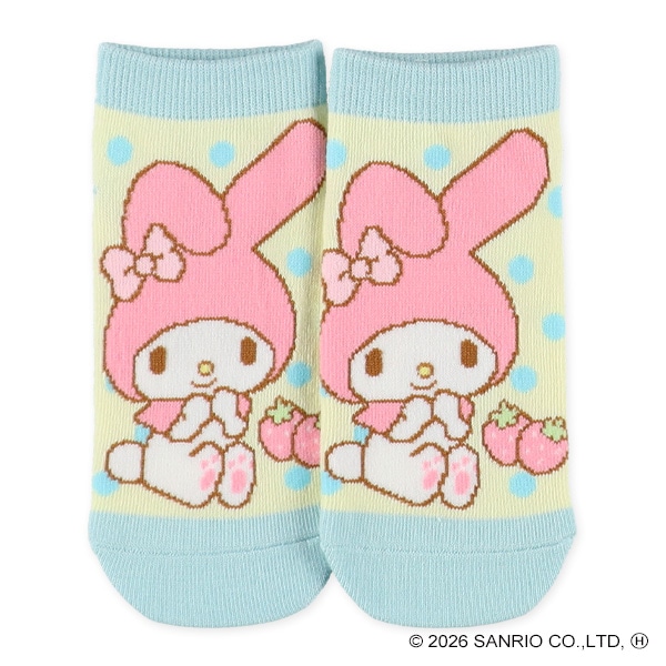 3足組キッズローカットソックス（マイメロディ）