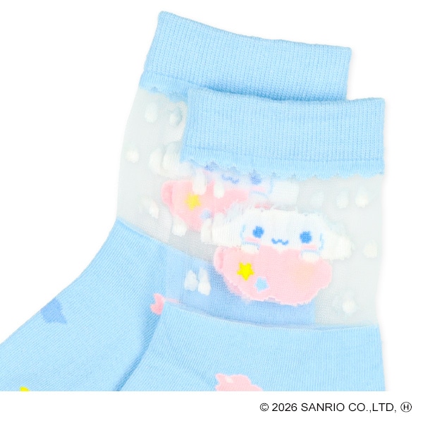 キッズクルーソックス（シアー・シナモロール）