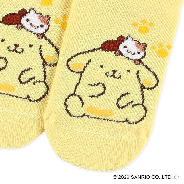 キッズローカットソックス（ポムポムプリン）