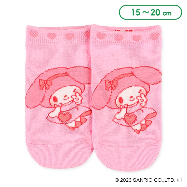 キッズローカットソックス（マイメロディ）