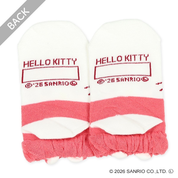 キッズパペットローカットソックス（ハローキティ）