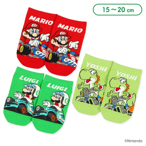 キッズローカットソックス（マリオカートワールド）