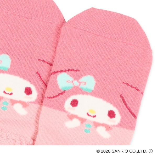 キッズパペットローカットソックス（マイメロディ）