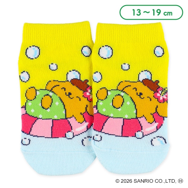 キッズローカットソックス（日焼けポムポムプリン）