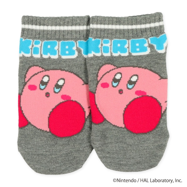 3足組キッズローカットソックス（星のカービィ）