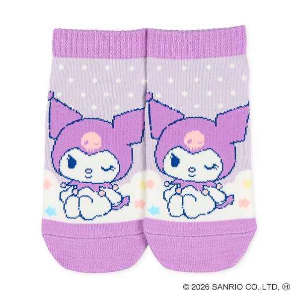 3足組キッズローカットソックス（クロミ）