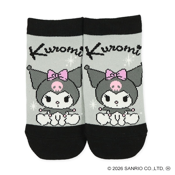 3足組キッズローカットソックス（クロミ）