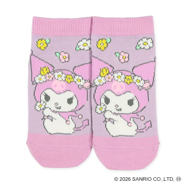 3足組キッズローカットソックス（クロミ）