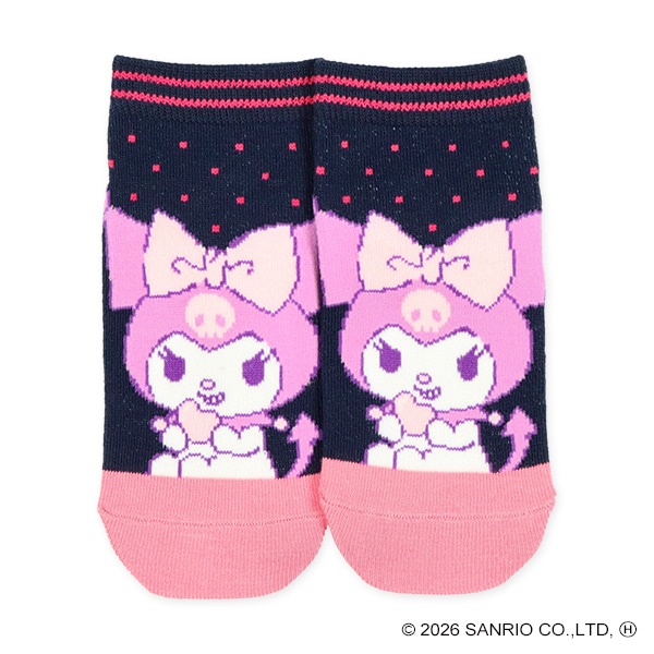 3足組キッズローカットソックス（クロミ）