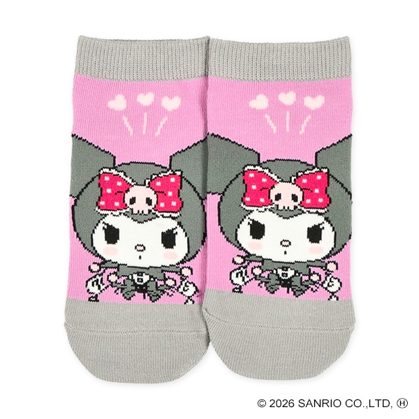 3足組キッズローカットソックス（クロミ）