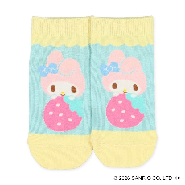 3足組キッズローカットソックス（マイメロディ）