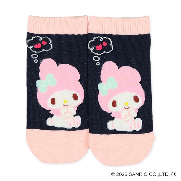 3足組キッズローカットソックス（マイメロディ）