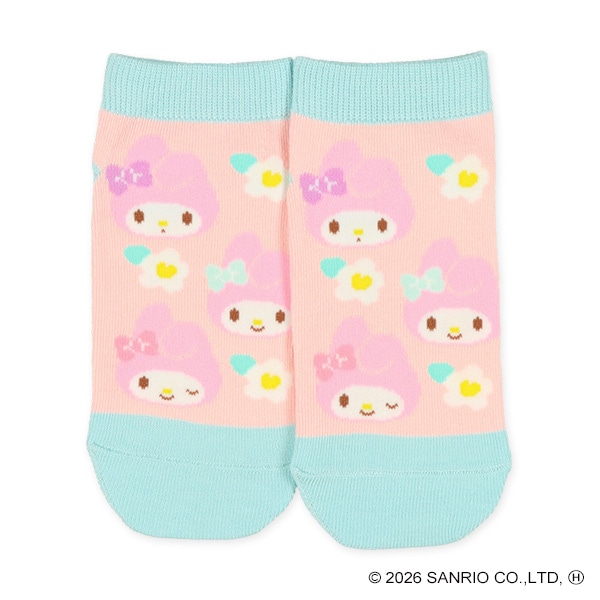 3足組キッズローカットソックス（マイメロディ）