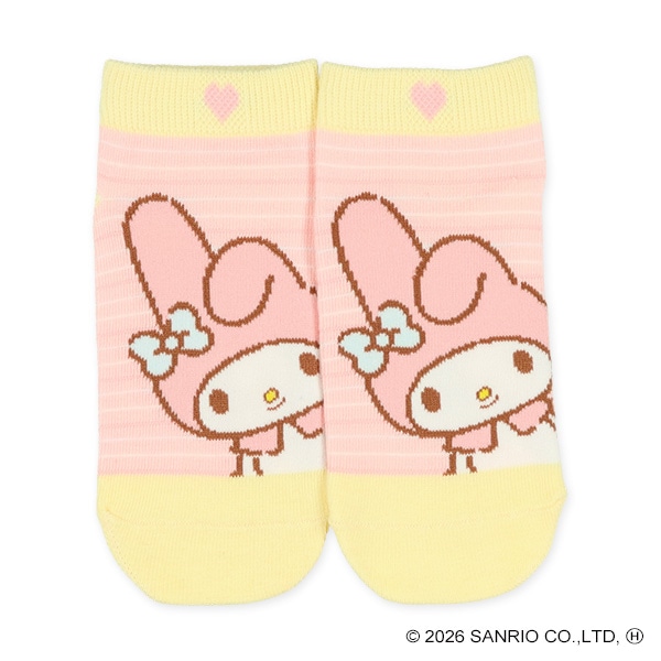 3足組キッズローカットソックス（マイメロディ）