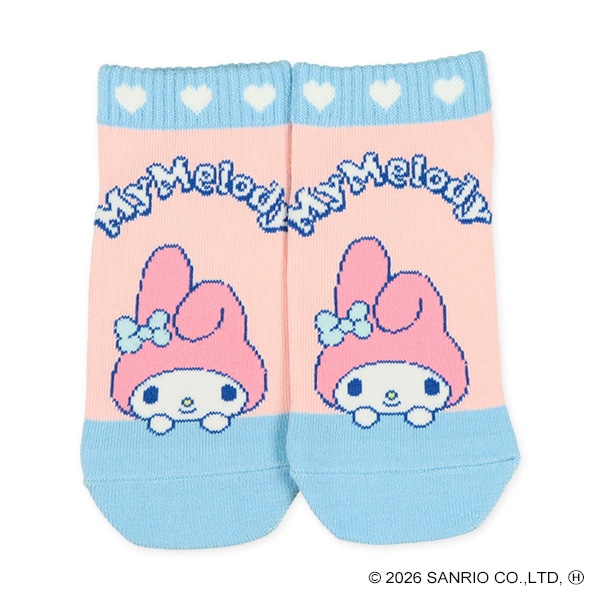 3足組キッズローカットソックス（マイメロディ）