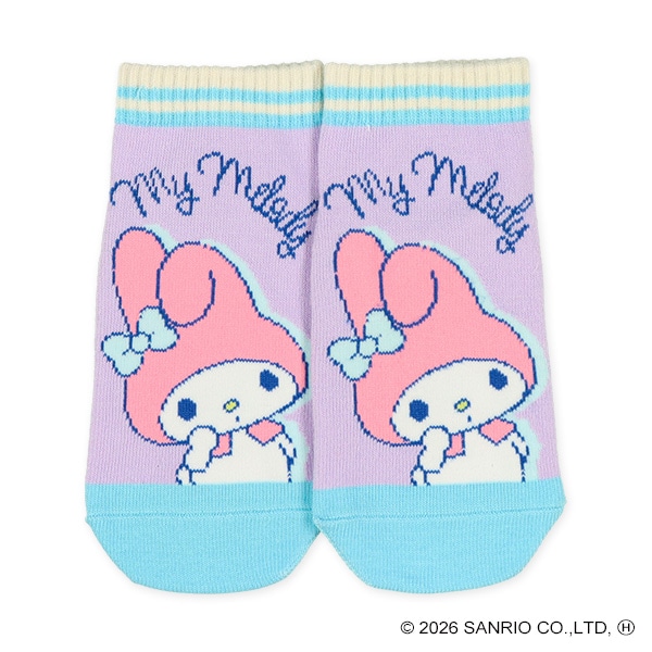 3足組キッズローカットソックス（マイメロディ）