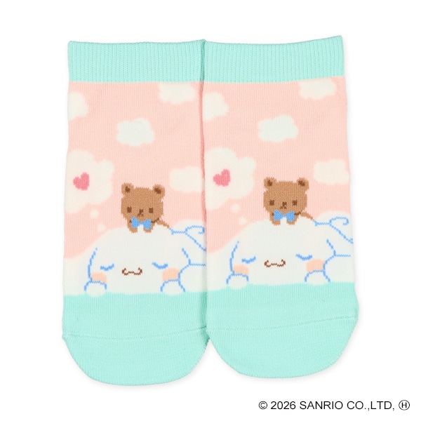 3足組キッズローカットソックス（シナモロール）