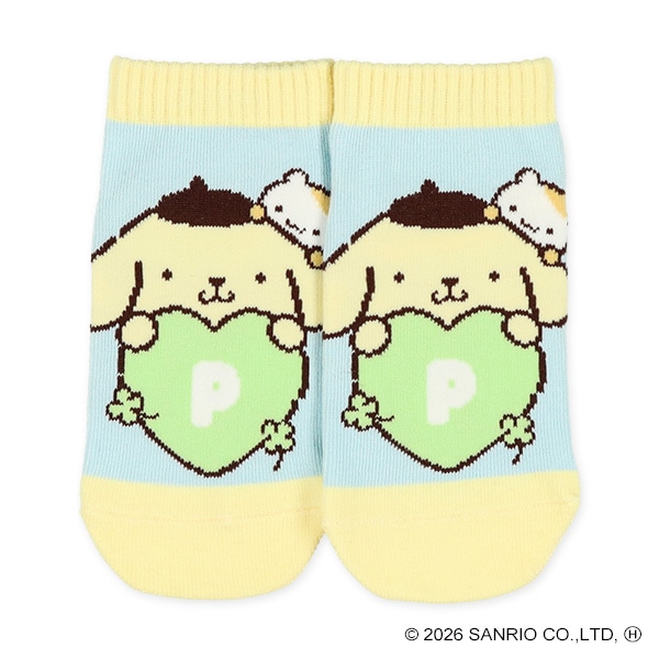 3足組キッズローカットソックス（ポムポムプリン）
