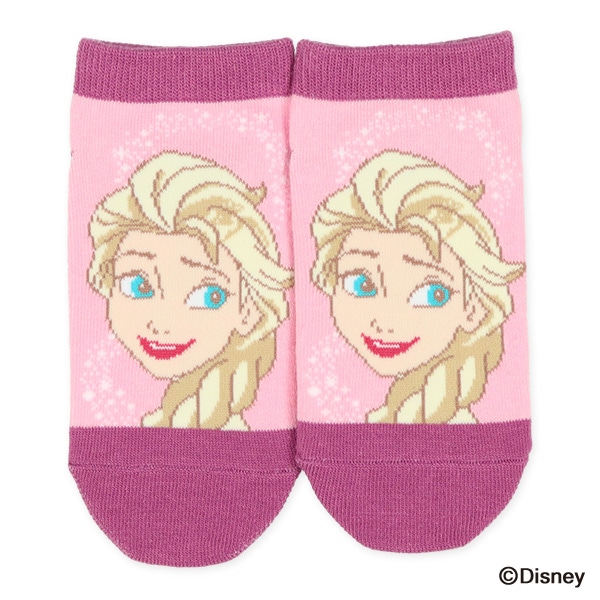 3足組キッズローカットソックス（アナと雪の女王・エルサ）