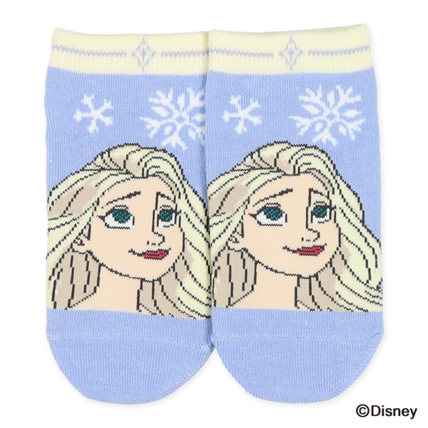 3足組キッズローカットソックス（アナと雪の女王・エルサ）