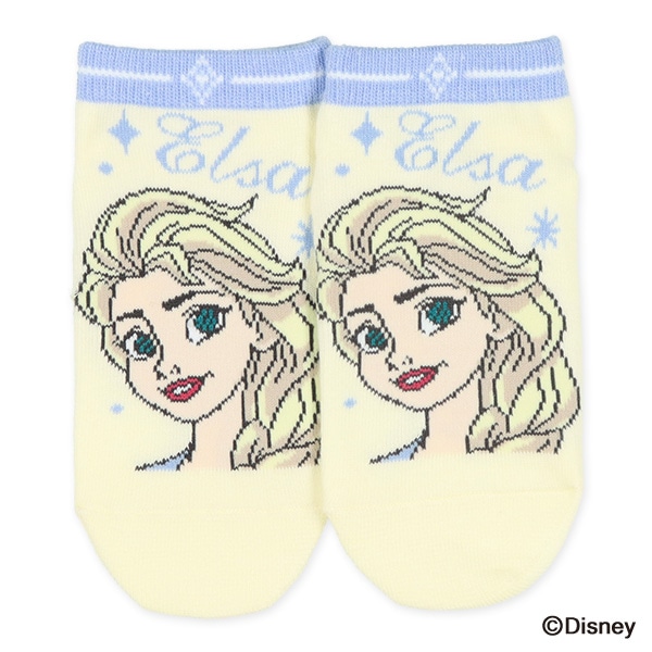 3足組キッズローカットソックス（アナと雪の女王・エルサ）