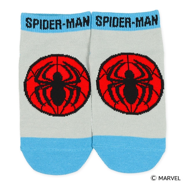3足組キッズローカットソックス（スパイダーマン）