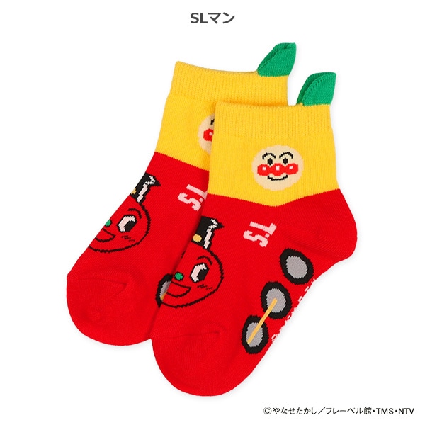 キッズローカットソックス（アンパンマン・のりもの）