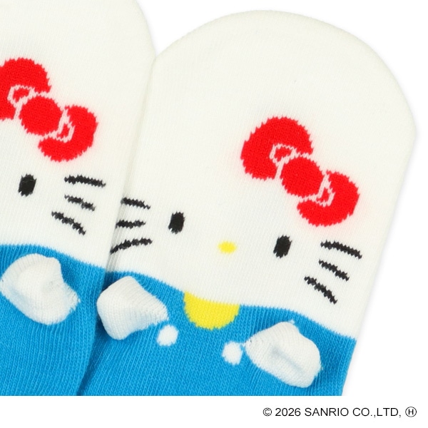 キッズパペットローカットソックス（ハローキティ）