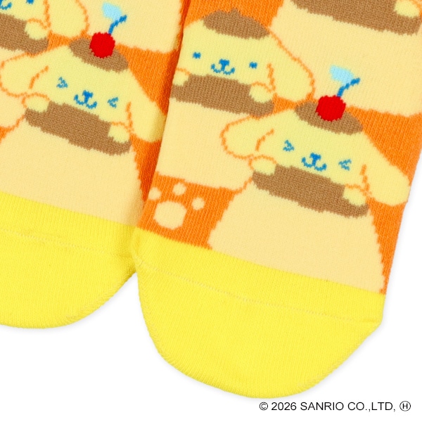 キッズローカットソックス（ポムポムプリン）