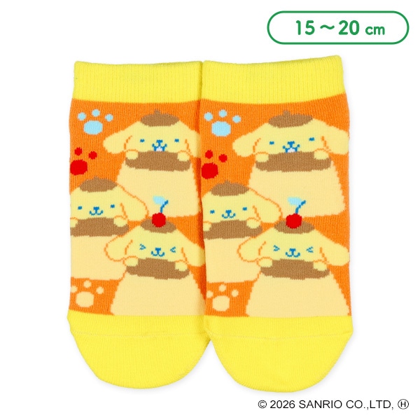 キッズローカットソックス（ポムポムプリン）