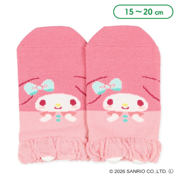 キッズパペットローカットソックス（マイメロディ）