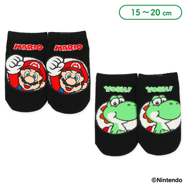 キッズローカットソックス（スーパーマリオ）